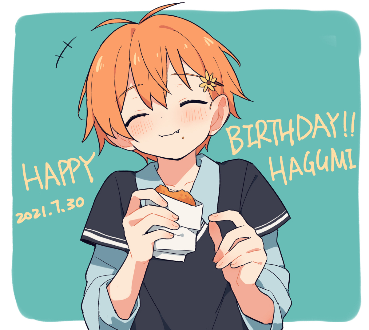 This is a pixiv picture whose title is はぐみ誕生日おめでとう.