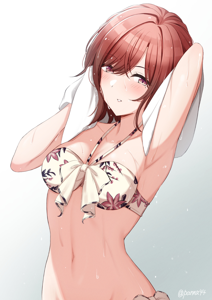 This is a pixiv picture whose title is 水着樋口.