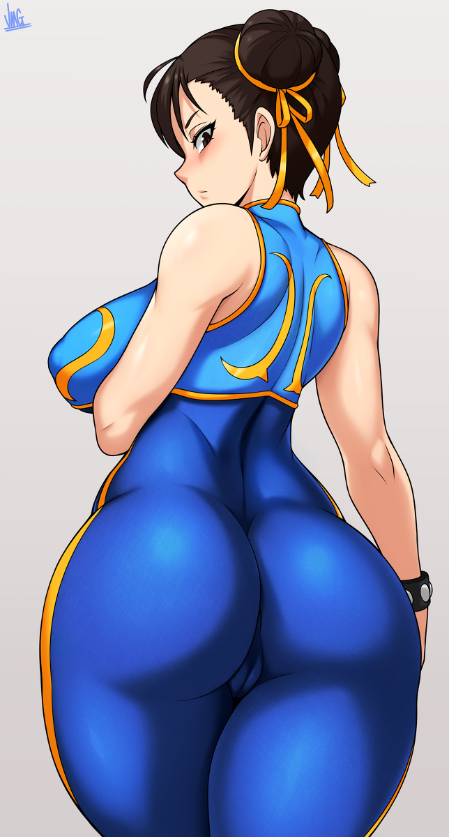 This is a pixiv picture whose title is Chun-Li / 春麗.