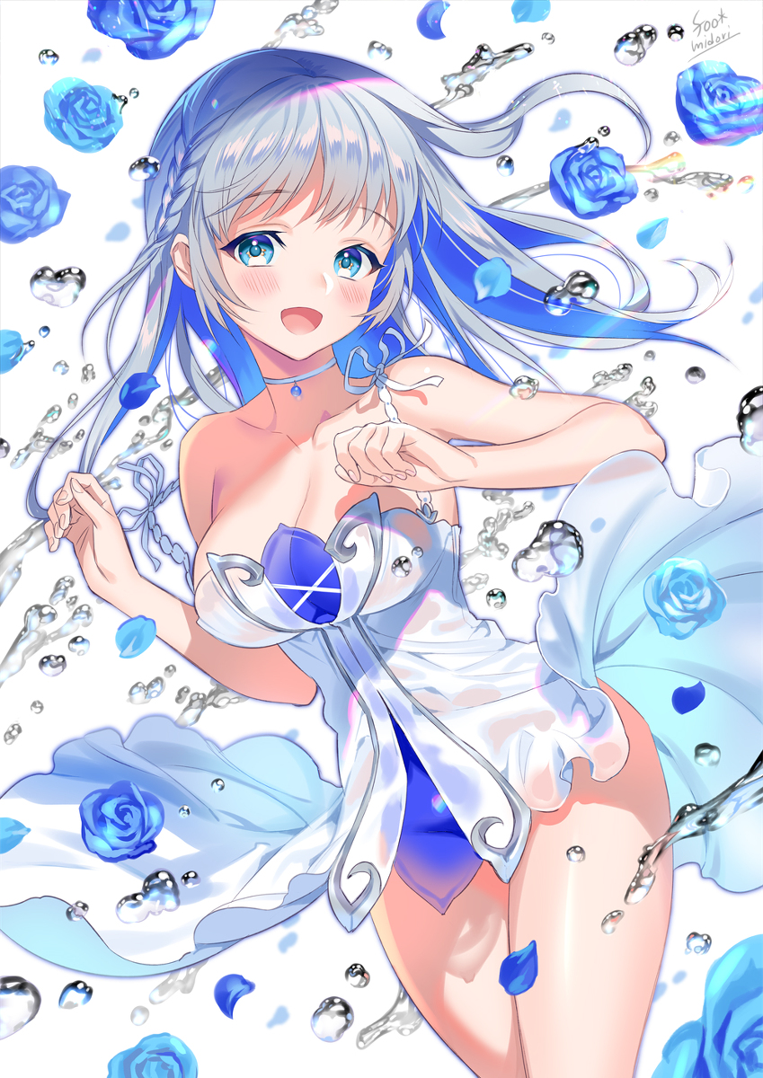 This is a pixiv picture whose title is 夏をひとりじめ.