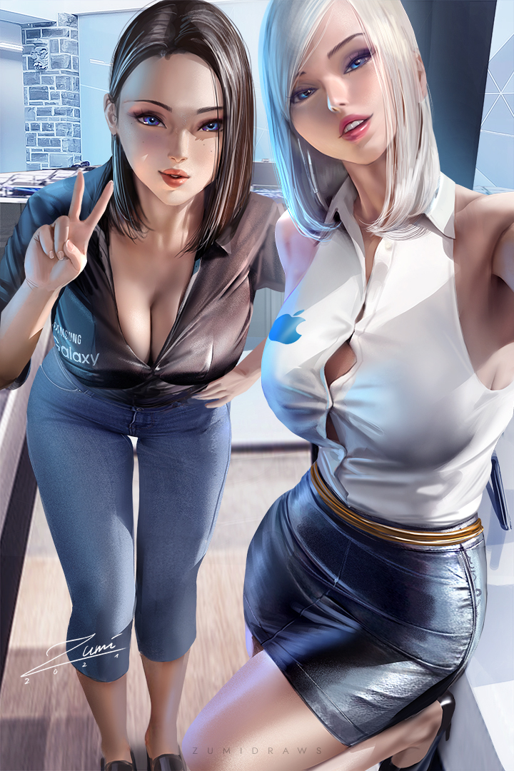 This is a pixiv picture whose title is Virtual assistants.