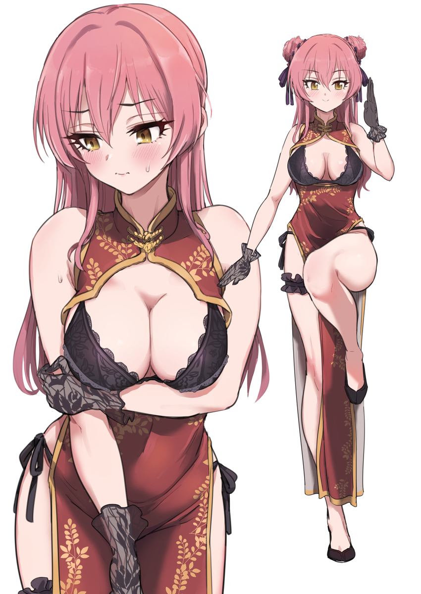 This is a pixiv picture whose title is チャイナ美嘉姉.