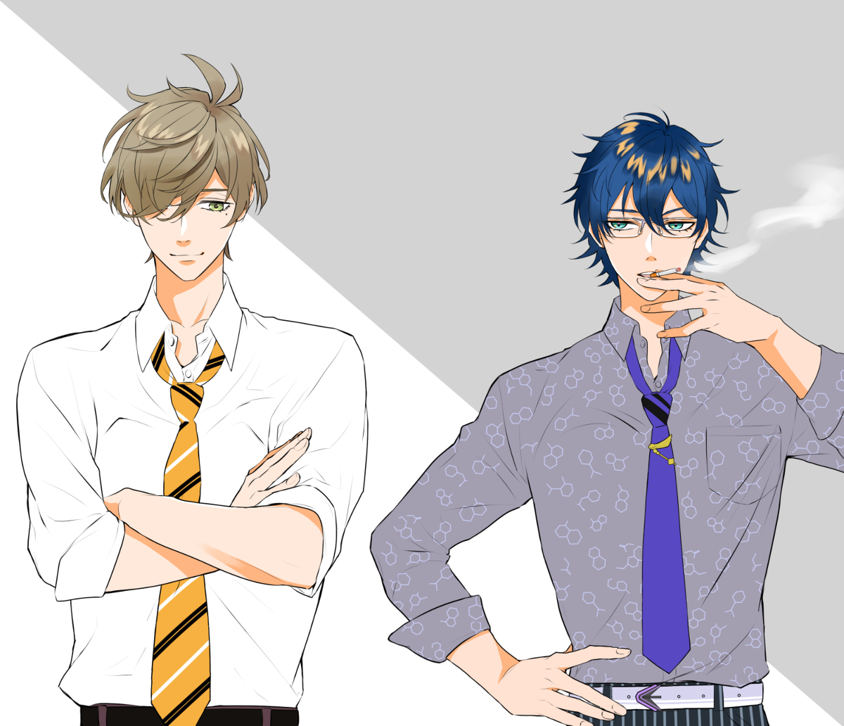 This is a pixiv picture whose title is エデン組アラサーランク帯.