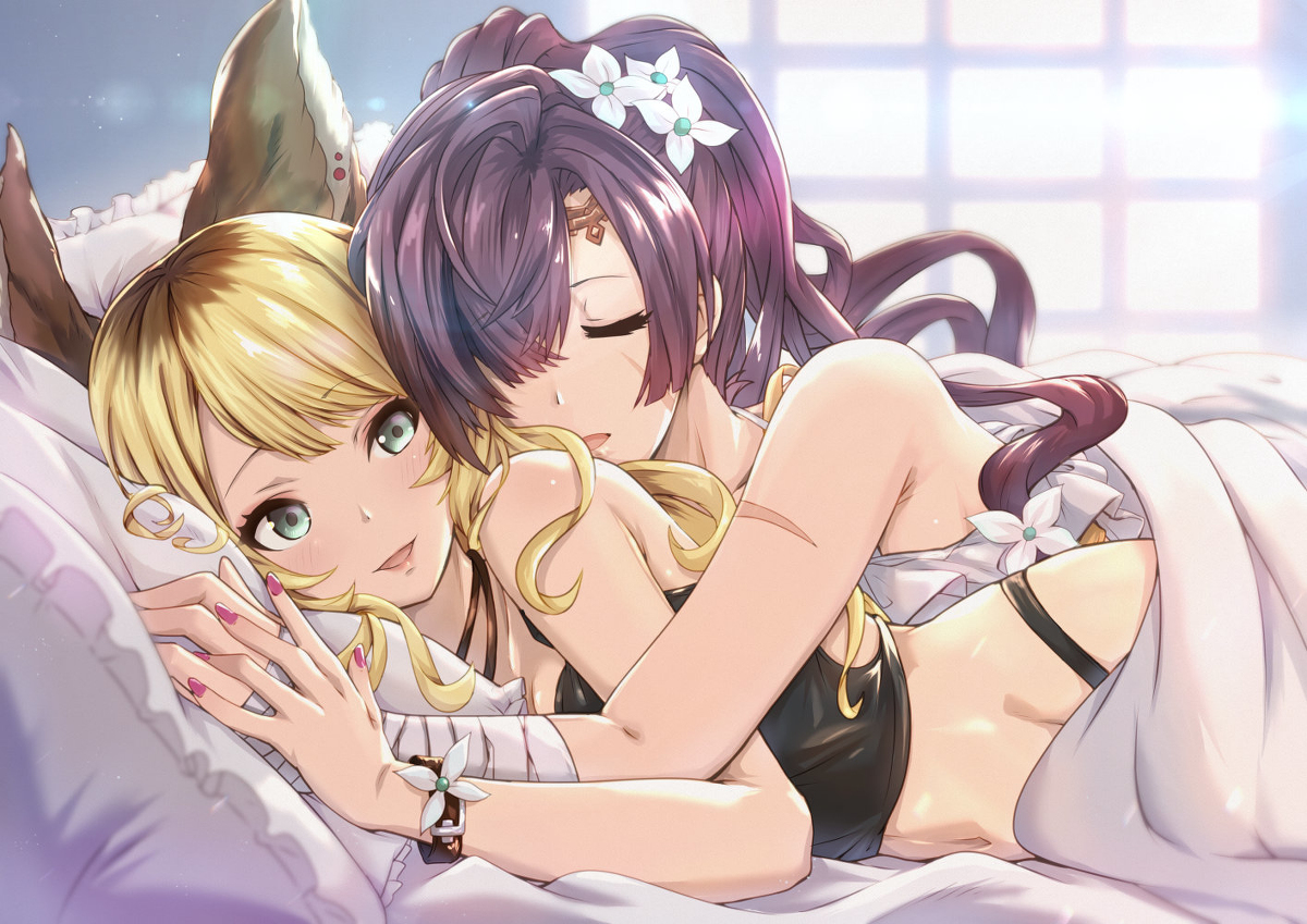 This is a pixiv picture whose title is Auguste of the Bed.