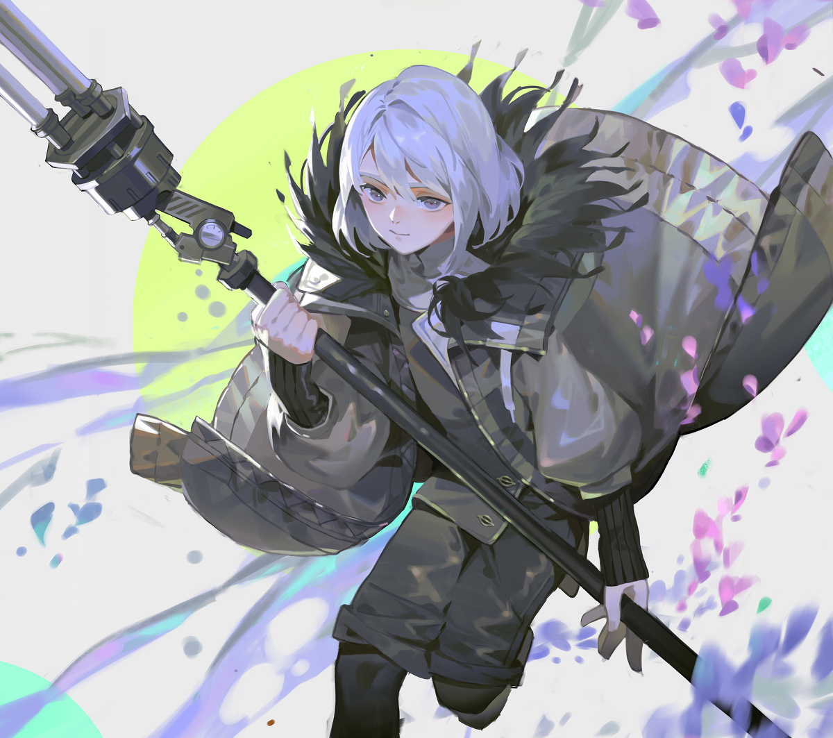 This is a pixiv picture whose title is NieR Re[in]carnation fan art.