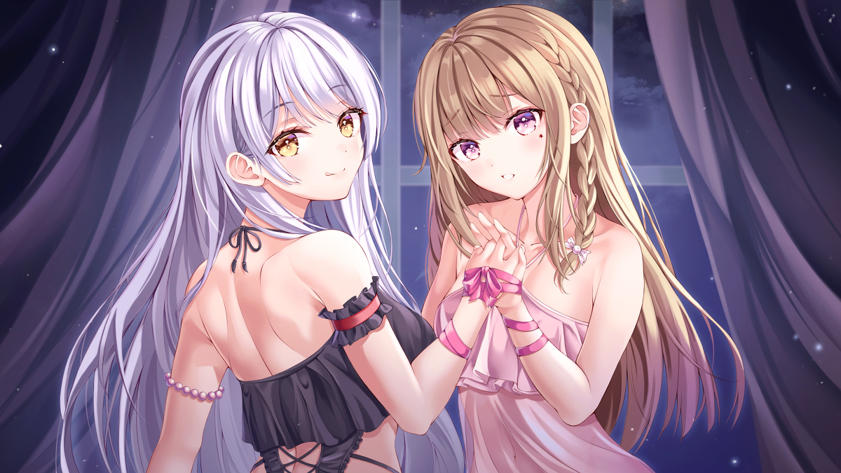 This is a pixiv picture whose title is ゆり＆ちとせあめ.