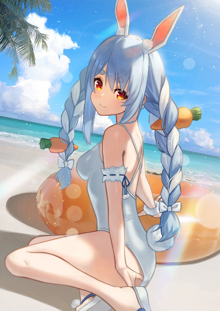 This is a pixiv picture whose title is 夏ぺこー！.