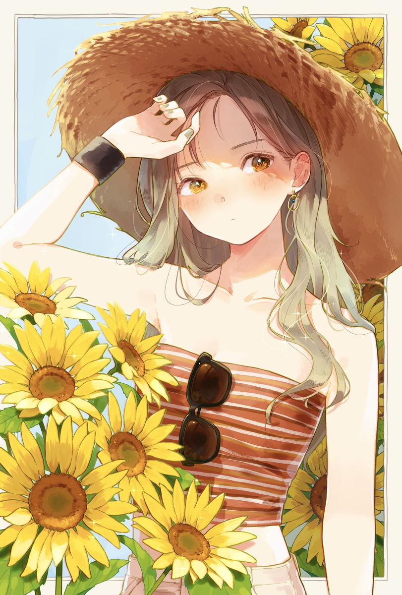 This is a pixiv picture whose title is SUMMER GIRL.