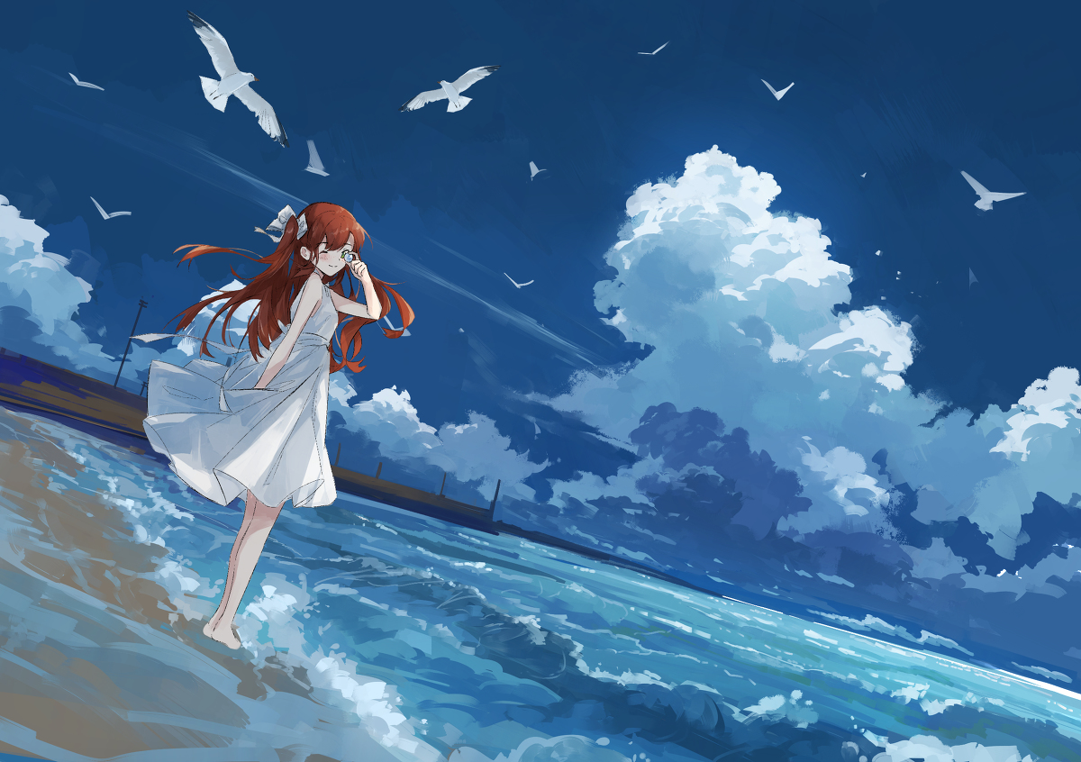 This is a pixiv picture whose title is 夏色.