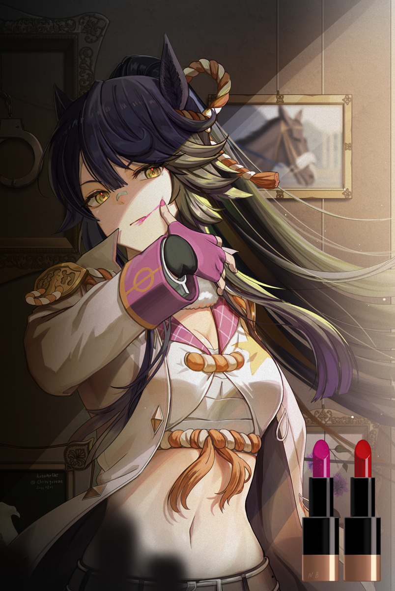 This is a pixiv picture whose title is 「群れに答えなどない」.