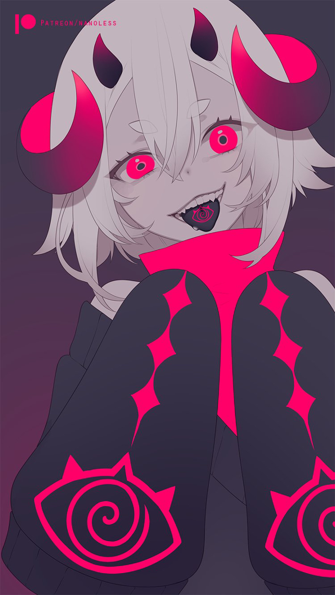 This is a pixiv picture whose title is Nano OC.