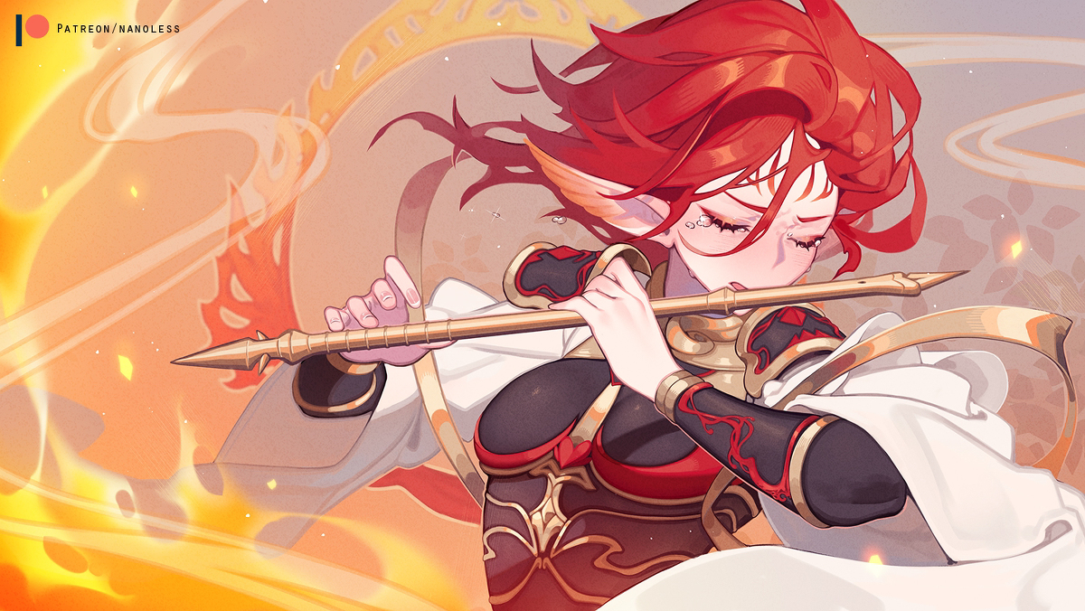 This is a pixiv picture whose title is Suzaku.