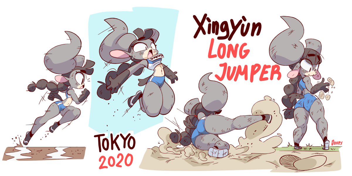 This is a pixiv picture whose title is Xingyun - Long Jumper.