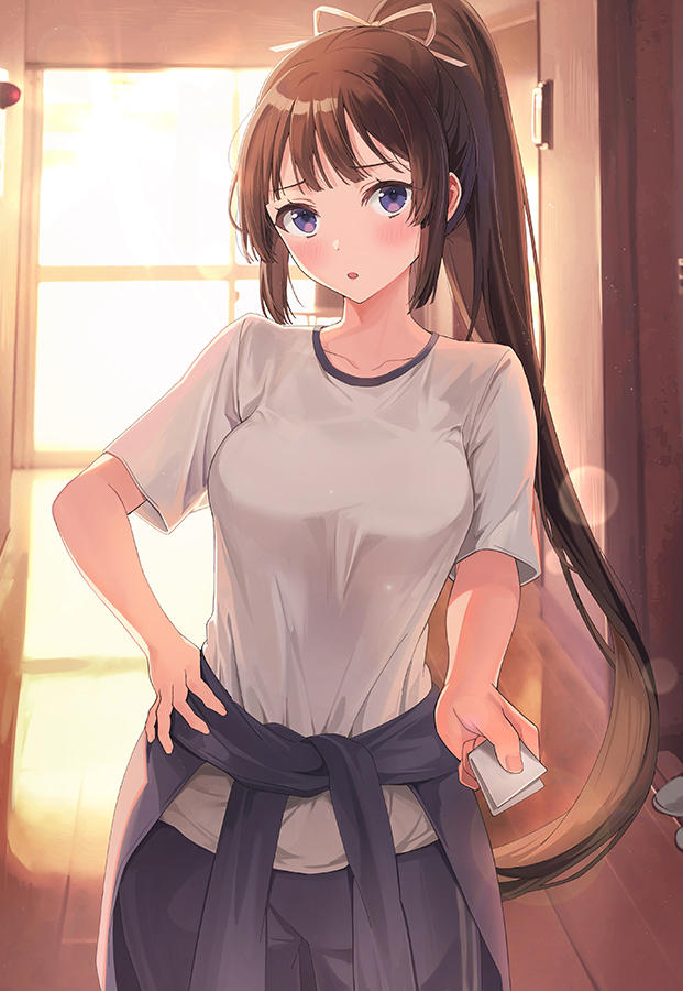 This is a pixiv picture whose title is 剣道部校外合宿2日目、新入りくんを呼び出す部長さん.