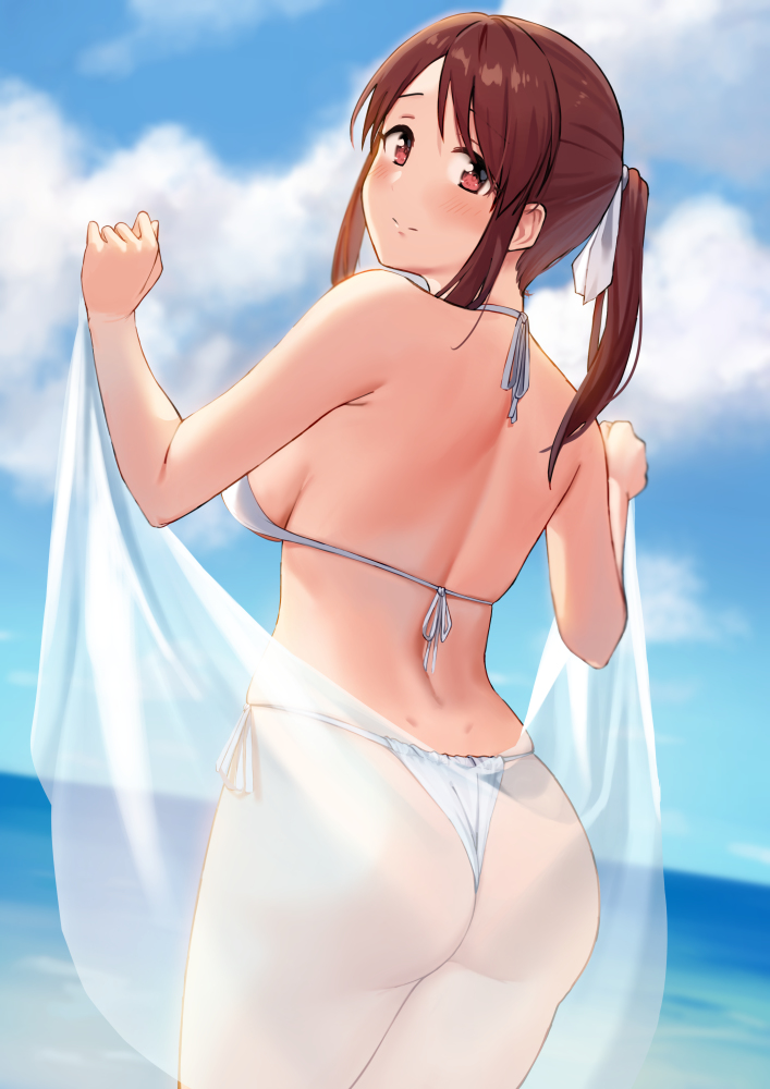 This is a pixiv picture whose title is 美優さん.