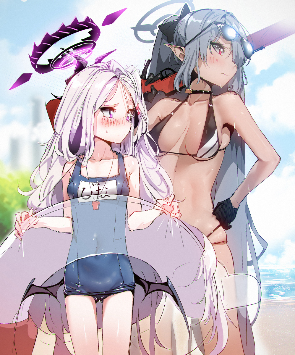 This is a pixiv picture whose title is ヒナとイオリ.