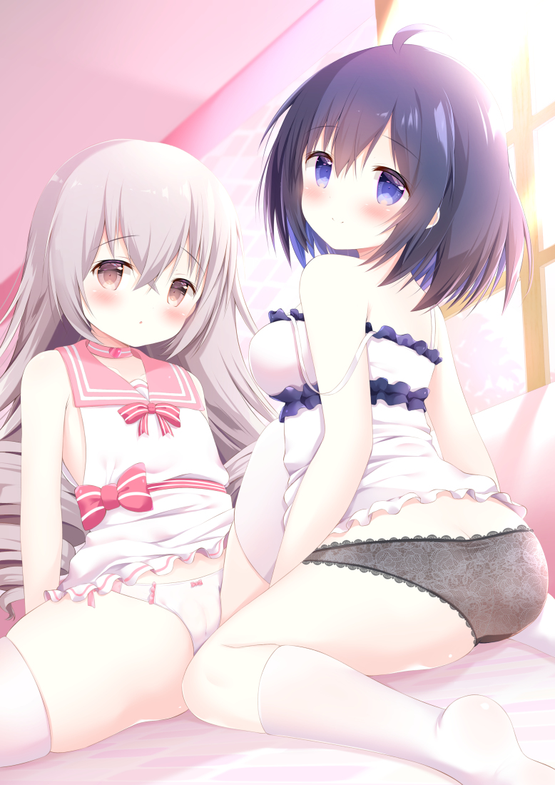 This is a pixiv picture whose title is Bronya&Seele [commission].