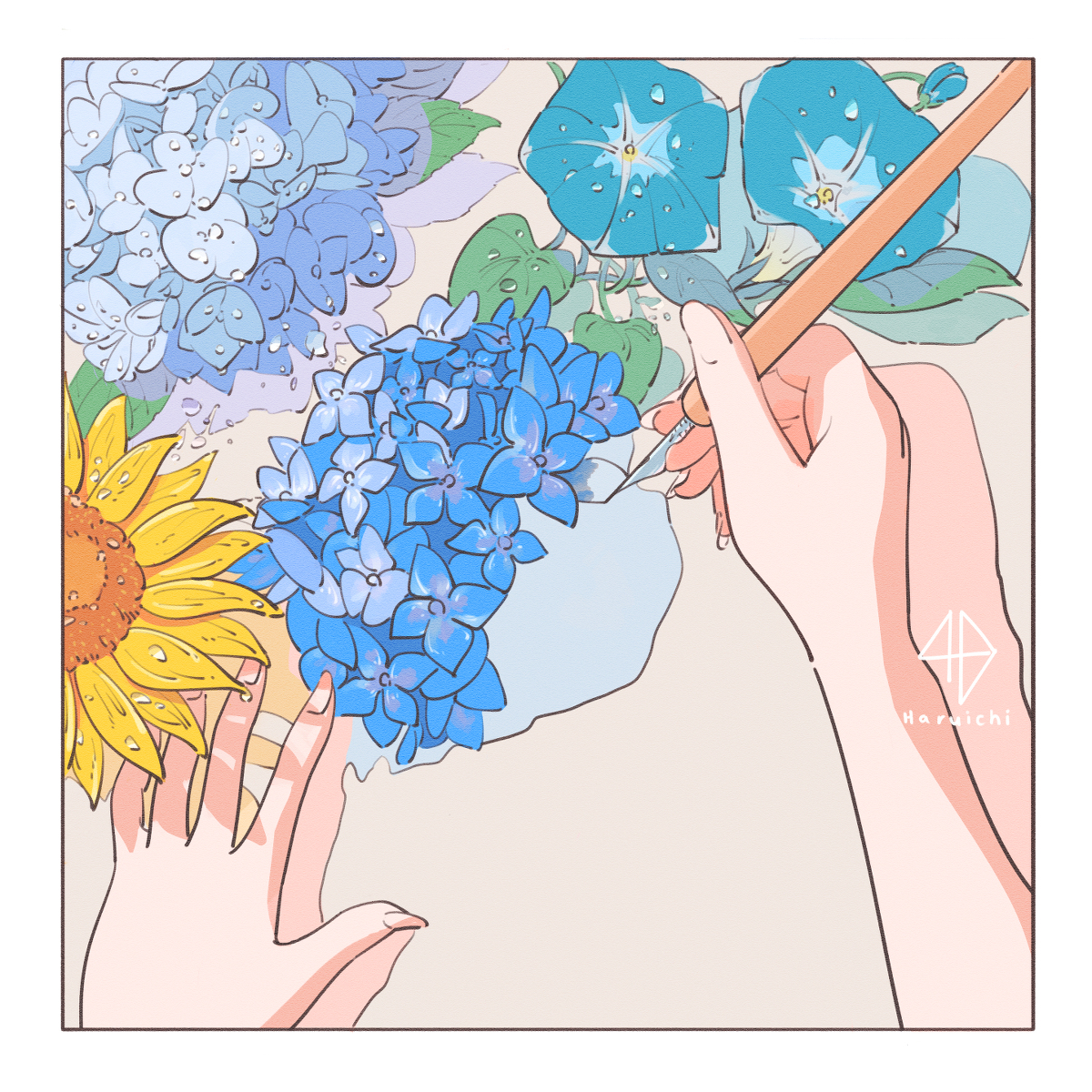 This is a pixiv picture whose title is Bloom.