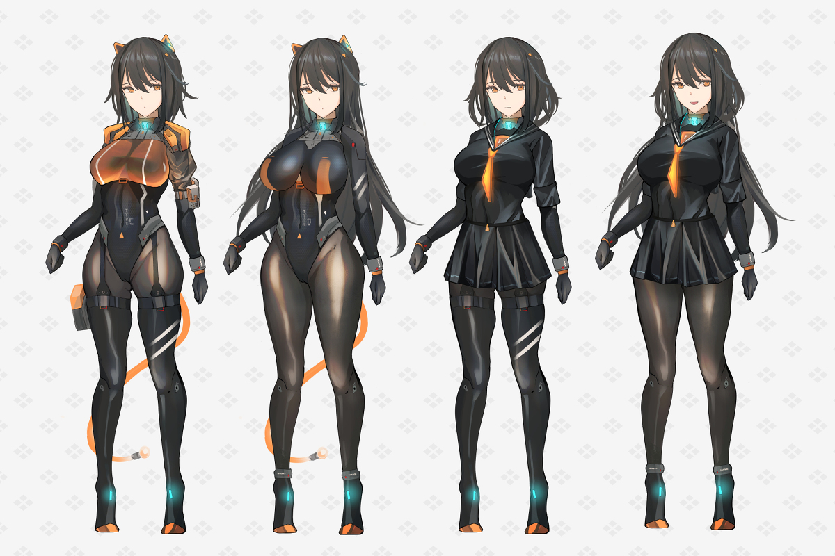 This is a pixiv picture whose title is [Commission] Original character.