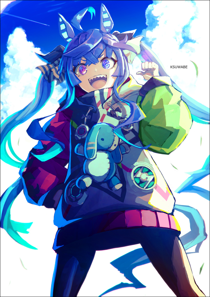 This is a pixiv picture whose title is ツインターボ.