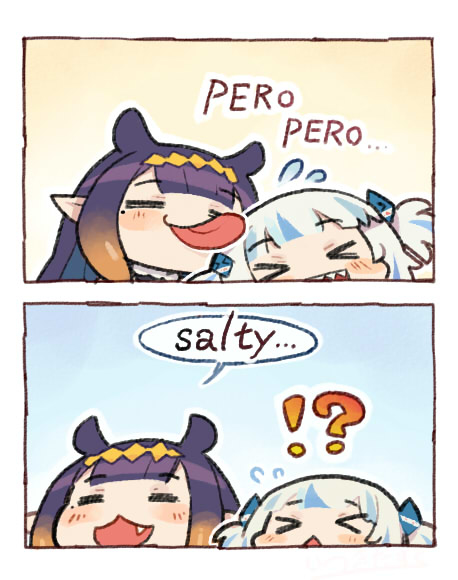 This is a pixiv picture whose title is LICK THE SHARK.