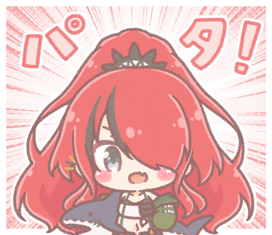 This is a pixiv picture whose title is パタ！.