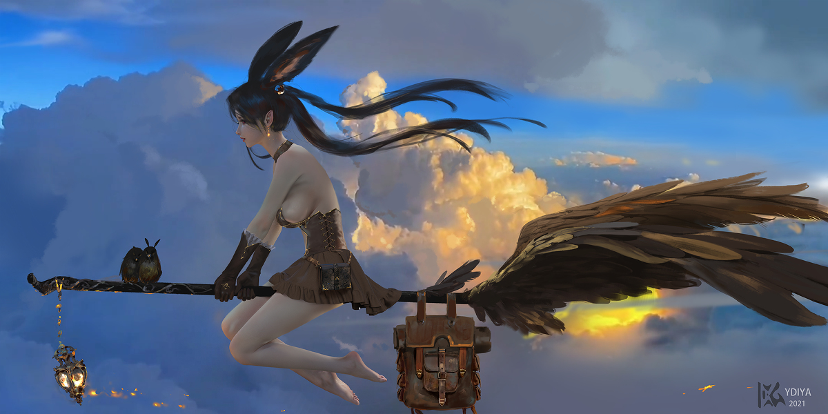 This is a pixiv picture whose title is 七月作品.