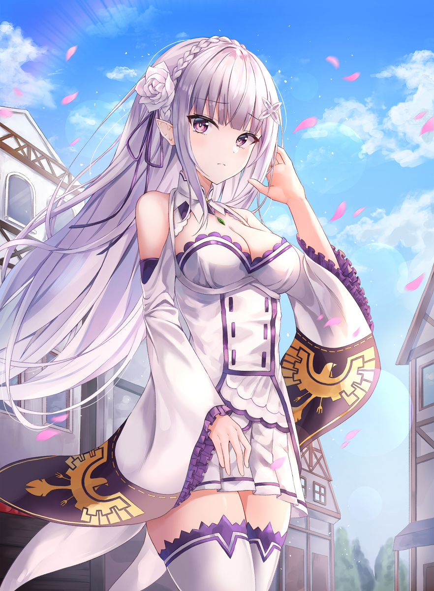 This is a pixiv picture whose title is エミリア.