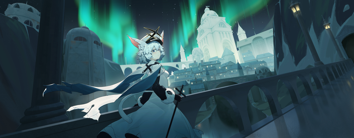 This is a pixiv picture whose title is 极光.