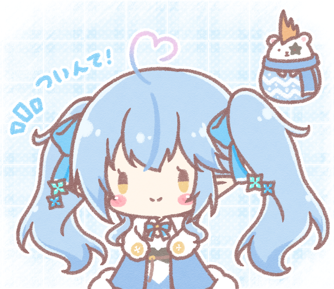 This is a pixiv picture whose title is 髪型いろいろラミィちゃん❄.