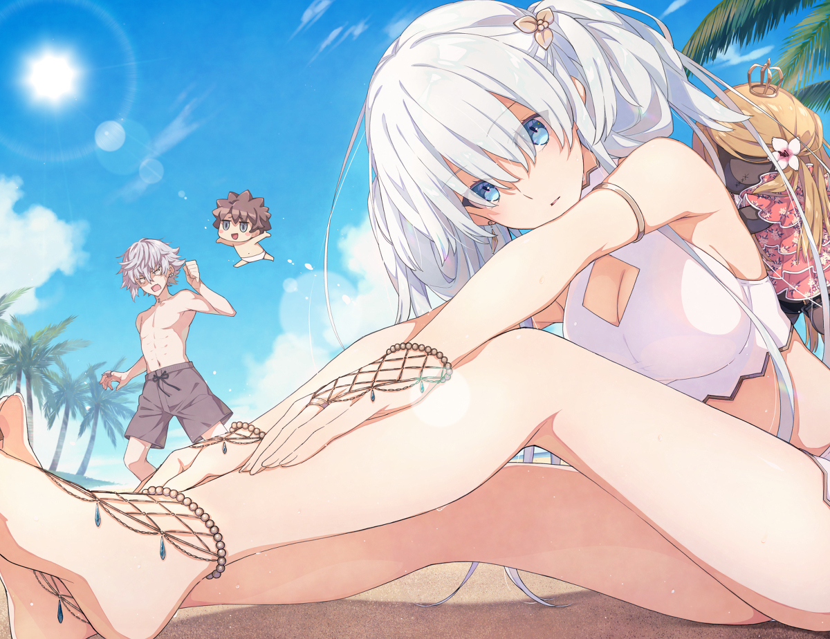 This is a pixiv picture whose title is 水着アナスタシア.