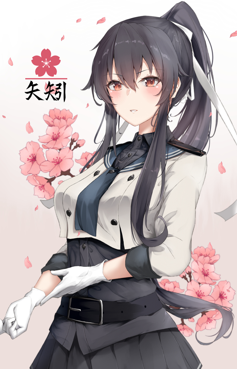 This is a pixiv picture whose title is 矢矧.