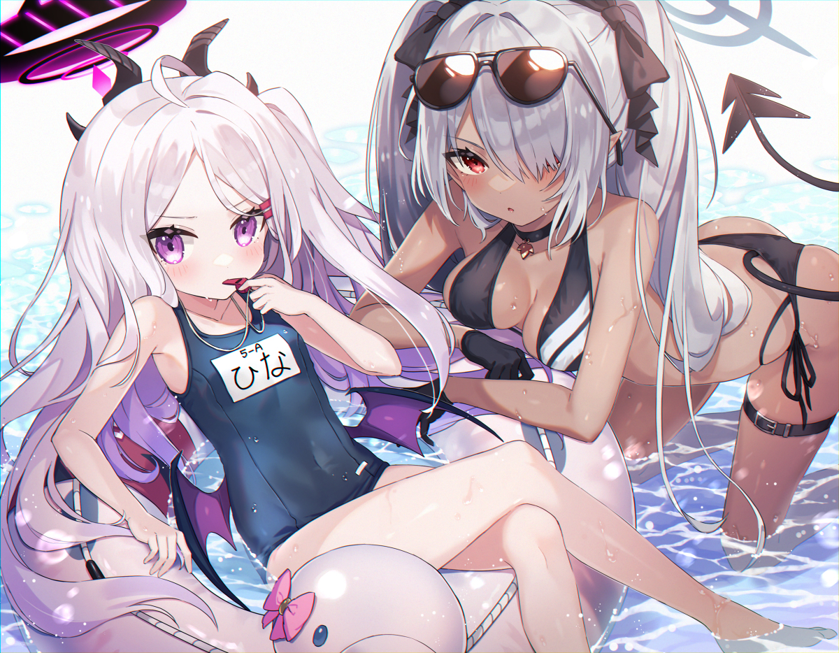 This is a pixiv picture whose title is 水着ヒナイオリ.