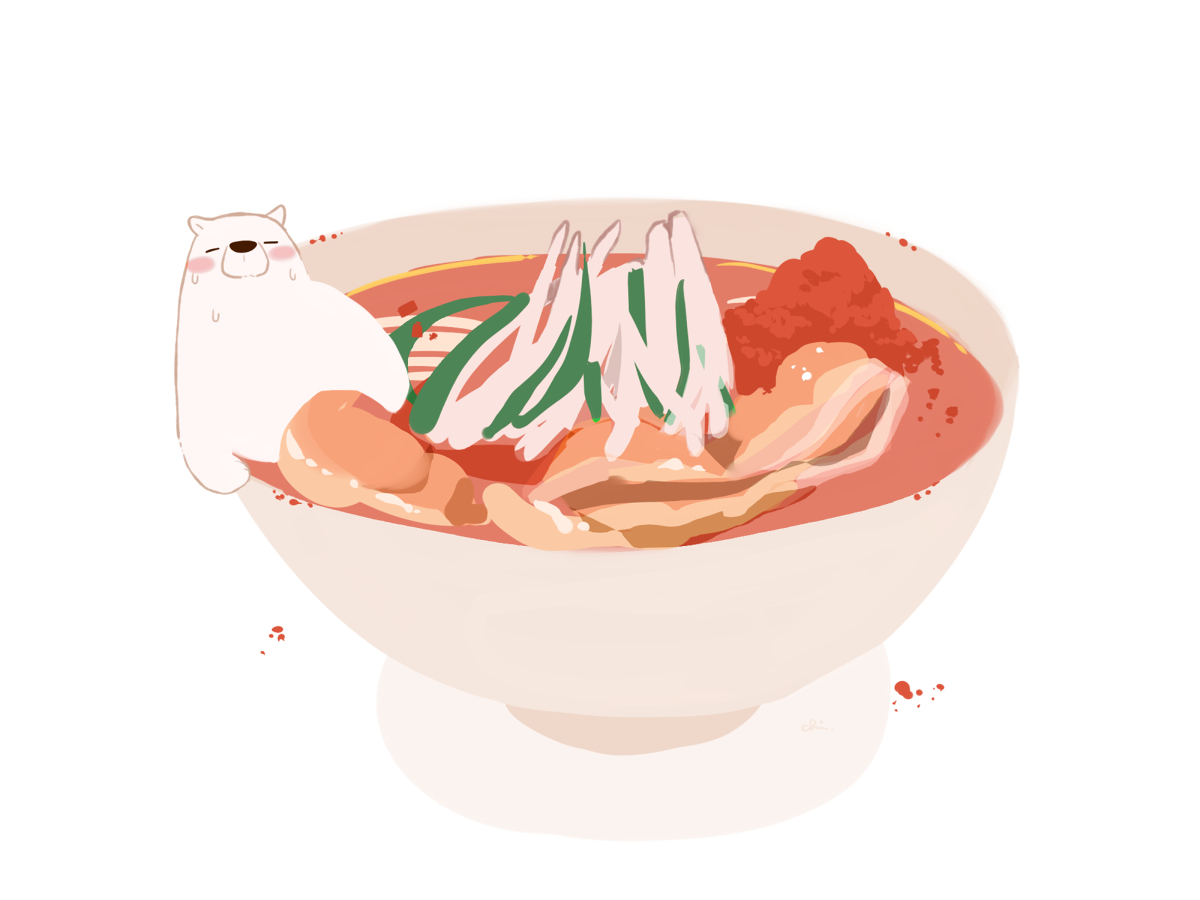 This is a pixiv picture whose title is 夏ラーメン.