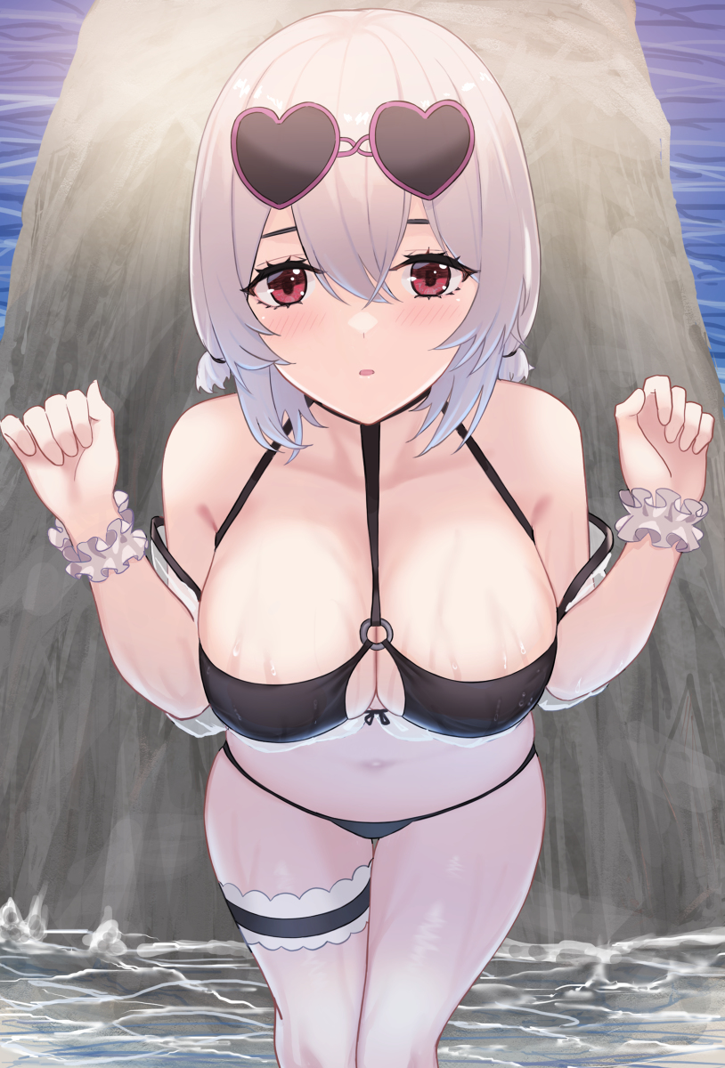 This is a pixiv picture whose title is 真夏のシリアス.