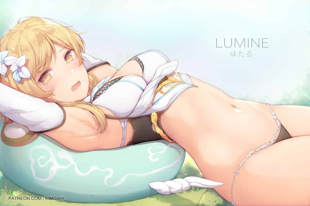 This is a pixiv picture whose title is Lumine wallpaper.