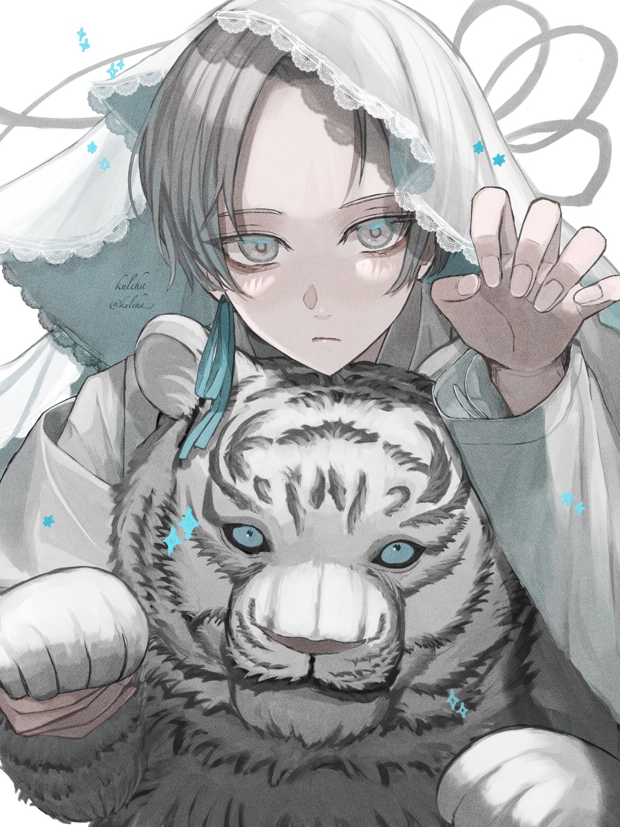 This is a pixiv picture whose title is がおー.