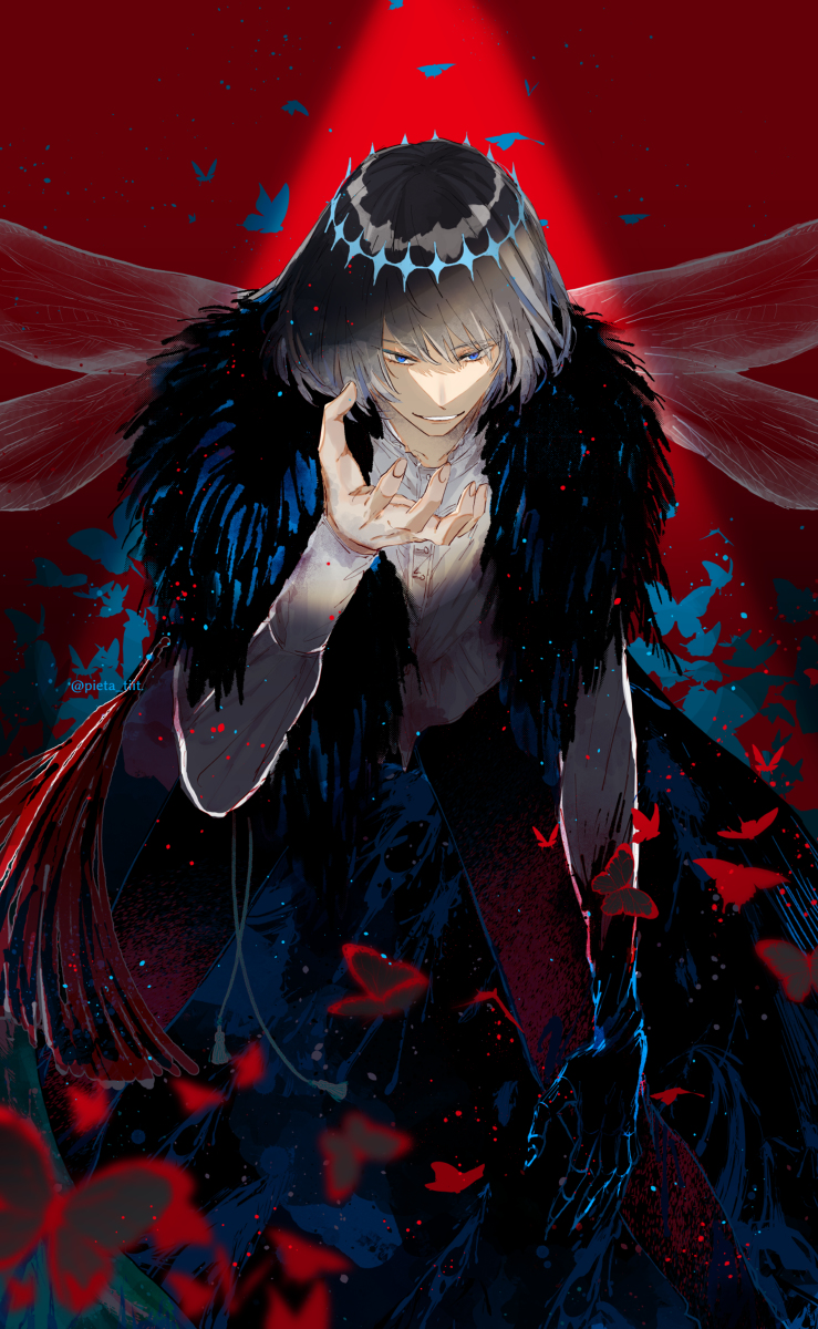 This is a pixiv picture whose title is 嗤.