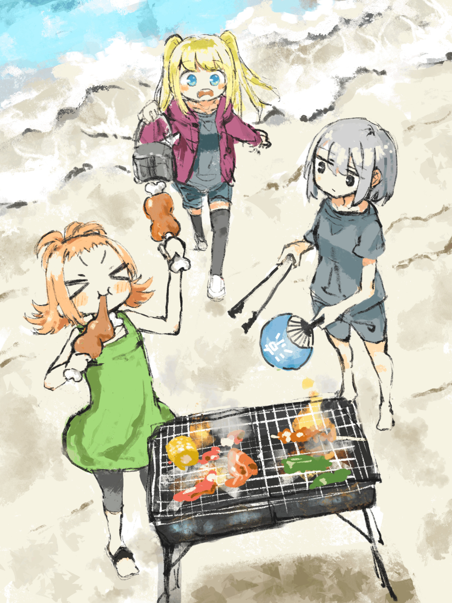 This is a pixiv picture whose title is BBQ.