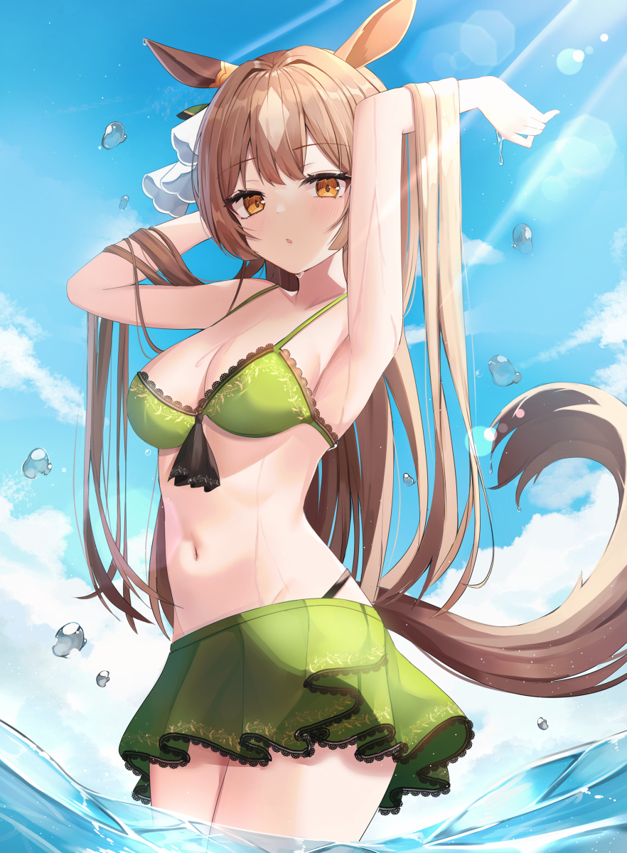 This is a pixiv picture whose title is サトノダイヤモンド.