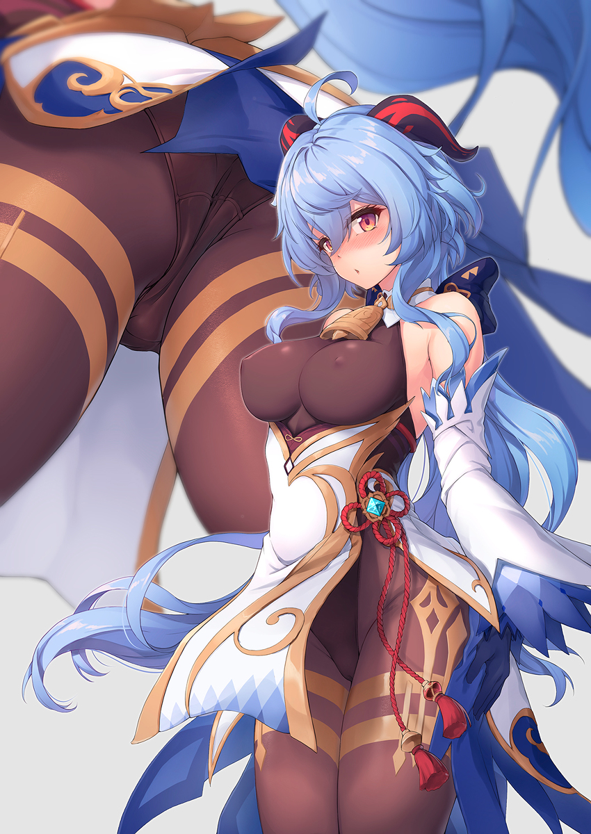 This is a pixiv picture whose title is 甘雨.