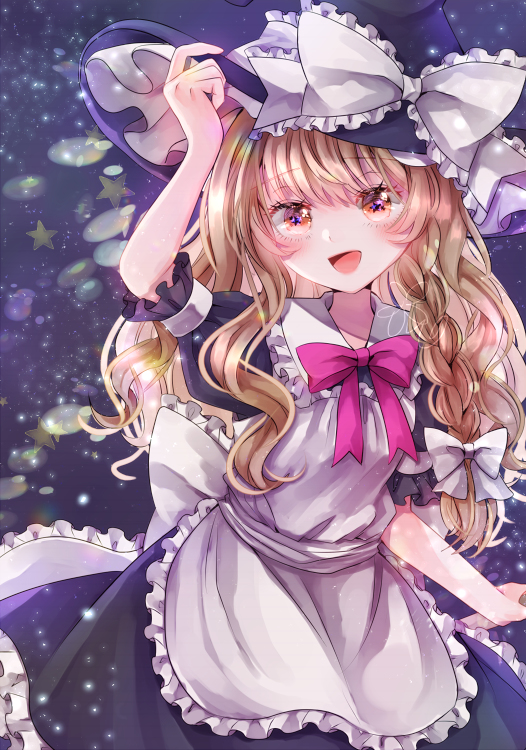 This is a pixiv picture whose title is 魔理沙.
