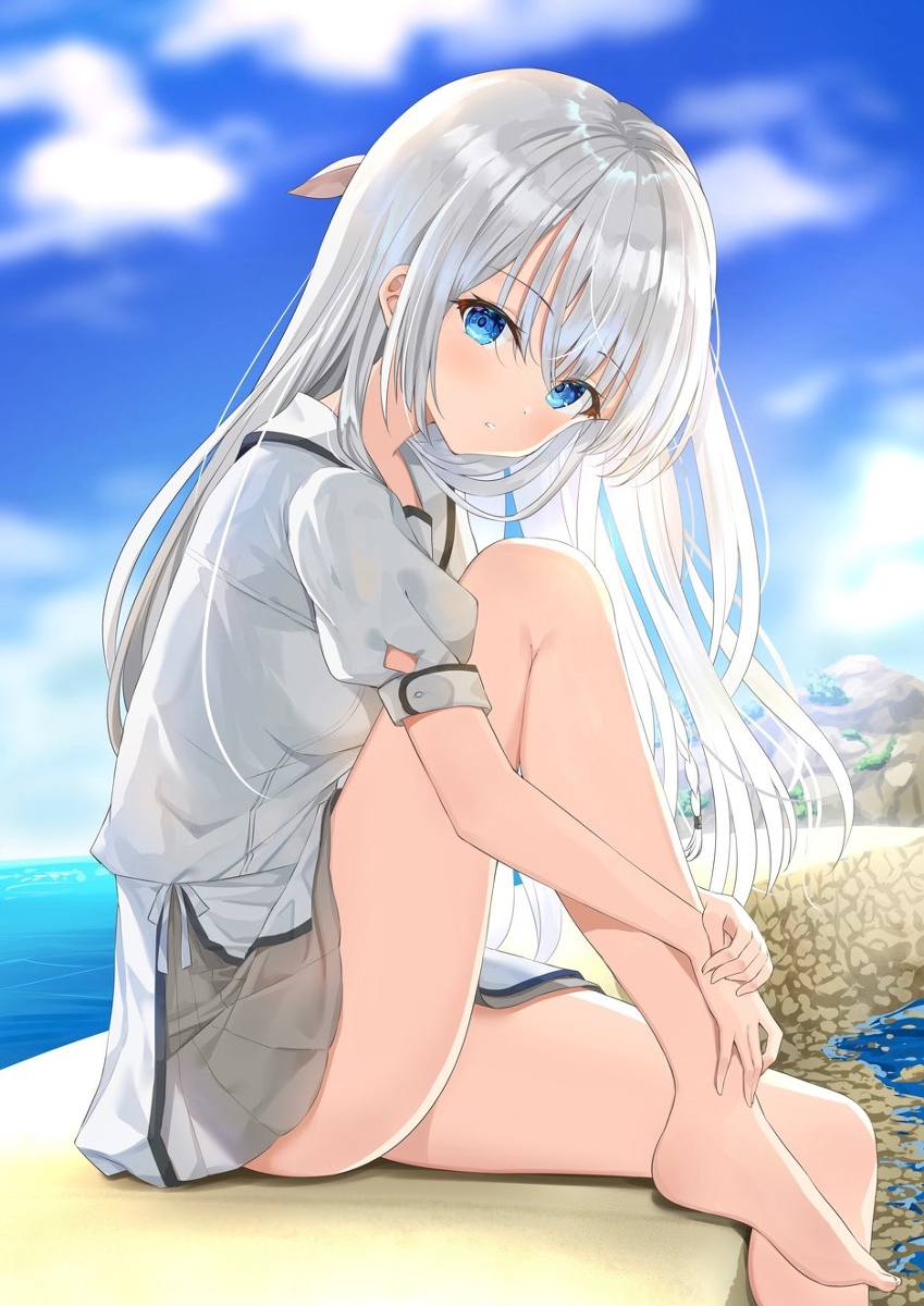 This is a pixiv picture whose title is しろは.