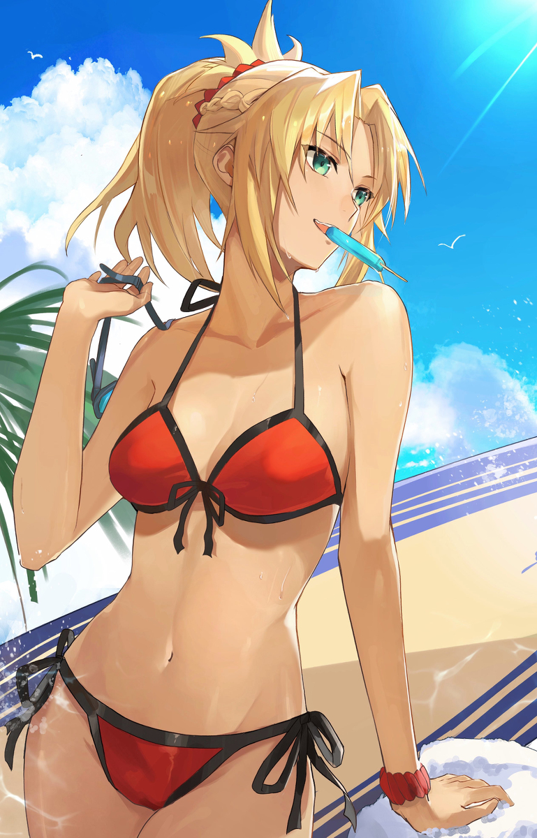 This is a pixiv picture whose title is 夏！.
