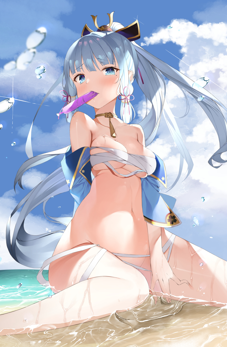 This is a pixiv picture whose title is 海綾華.