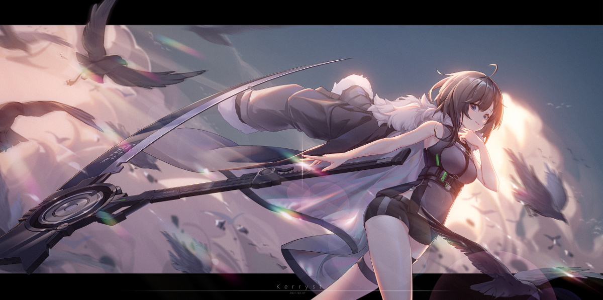 This is a pixiv picture whose title is 羽毛笔-La Pluma.