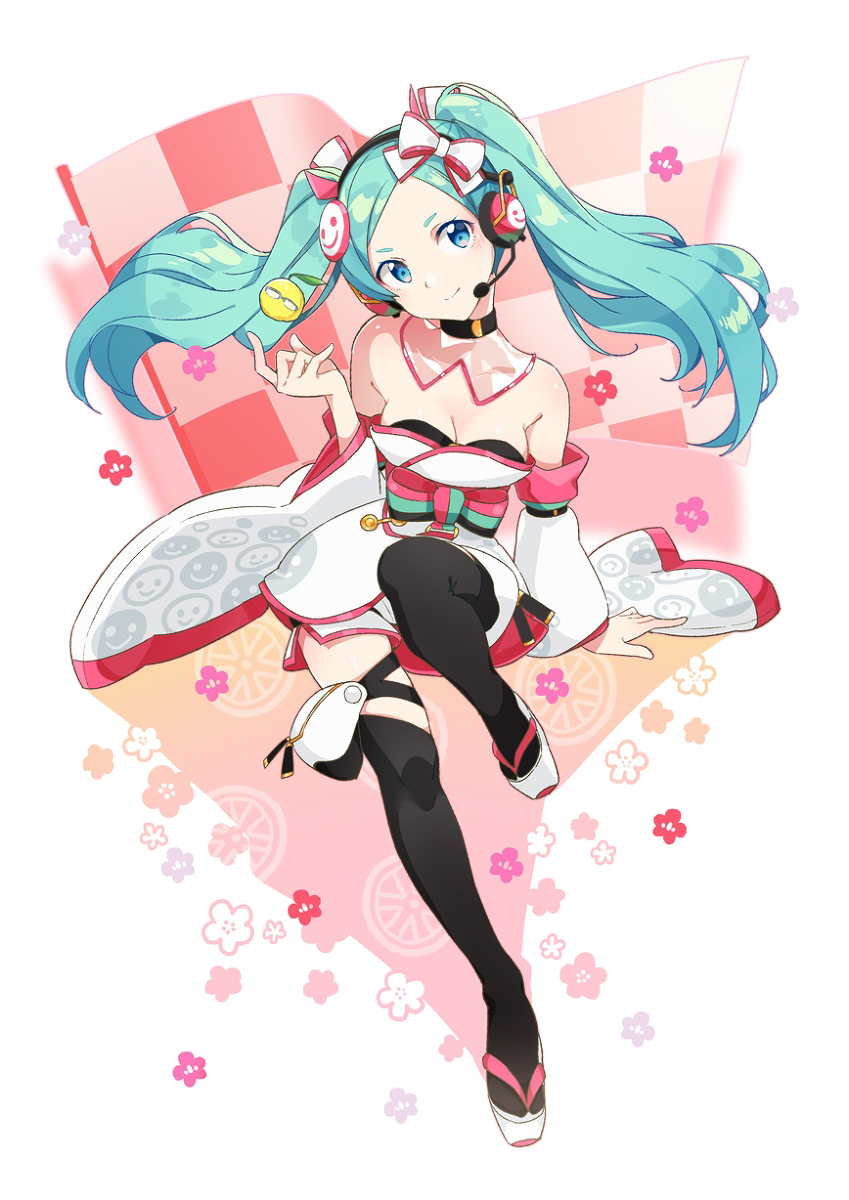This is a pixiv picture whose title is レーシングミク2020晴れ着Ver..