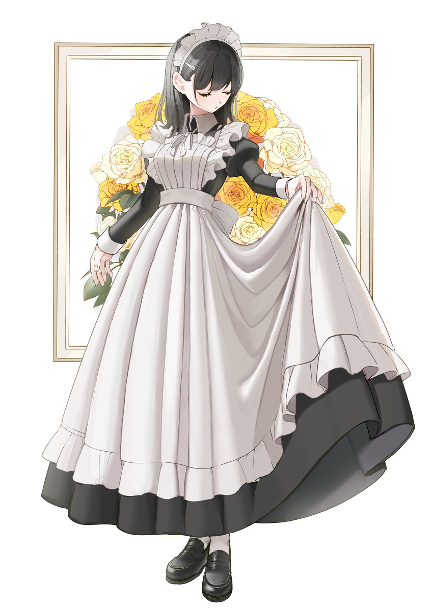 This is a pixiv picture whose title is Yellow rose.