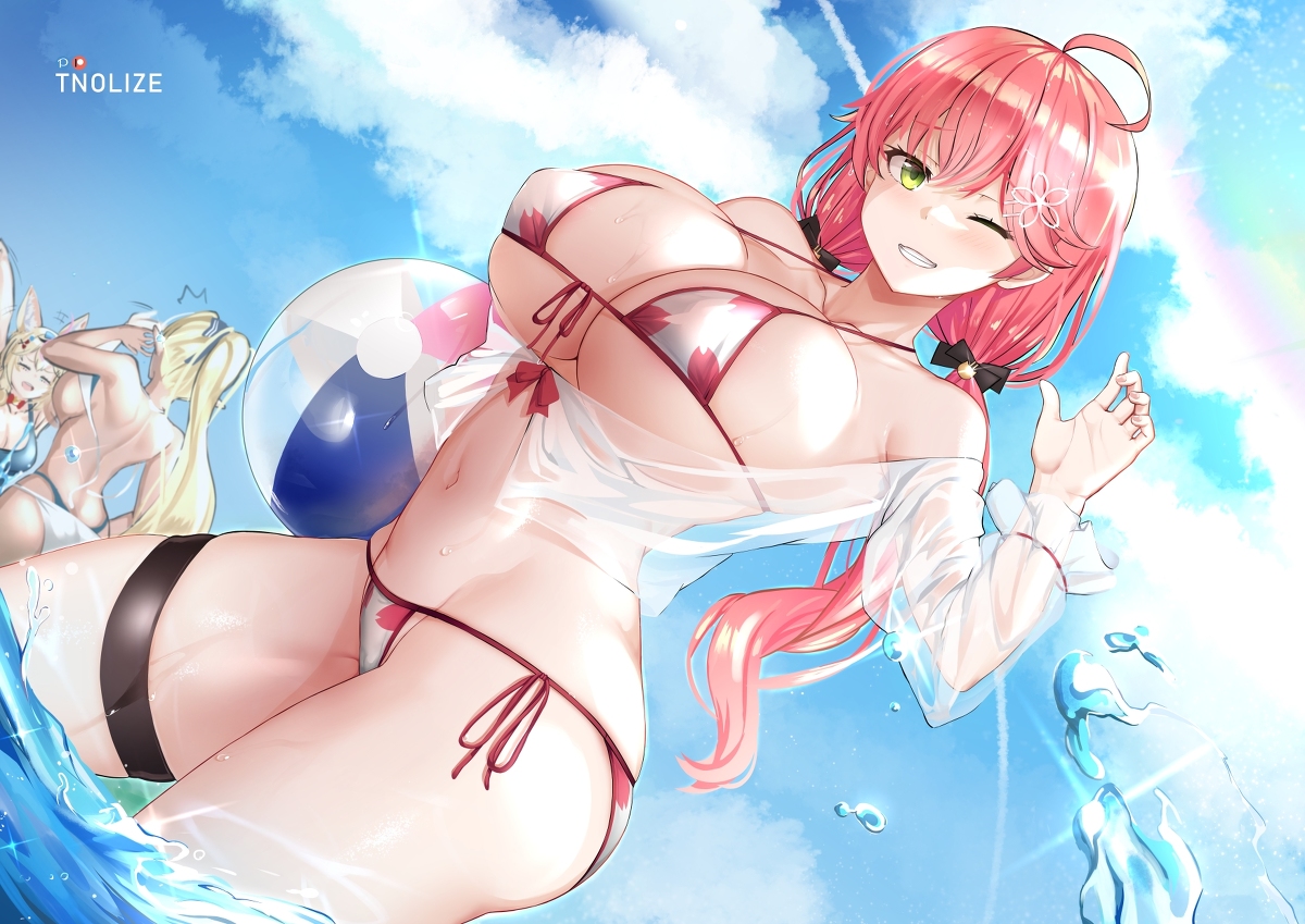 This is a pixiv picture whose title is 不知火建設の夏.