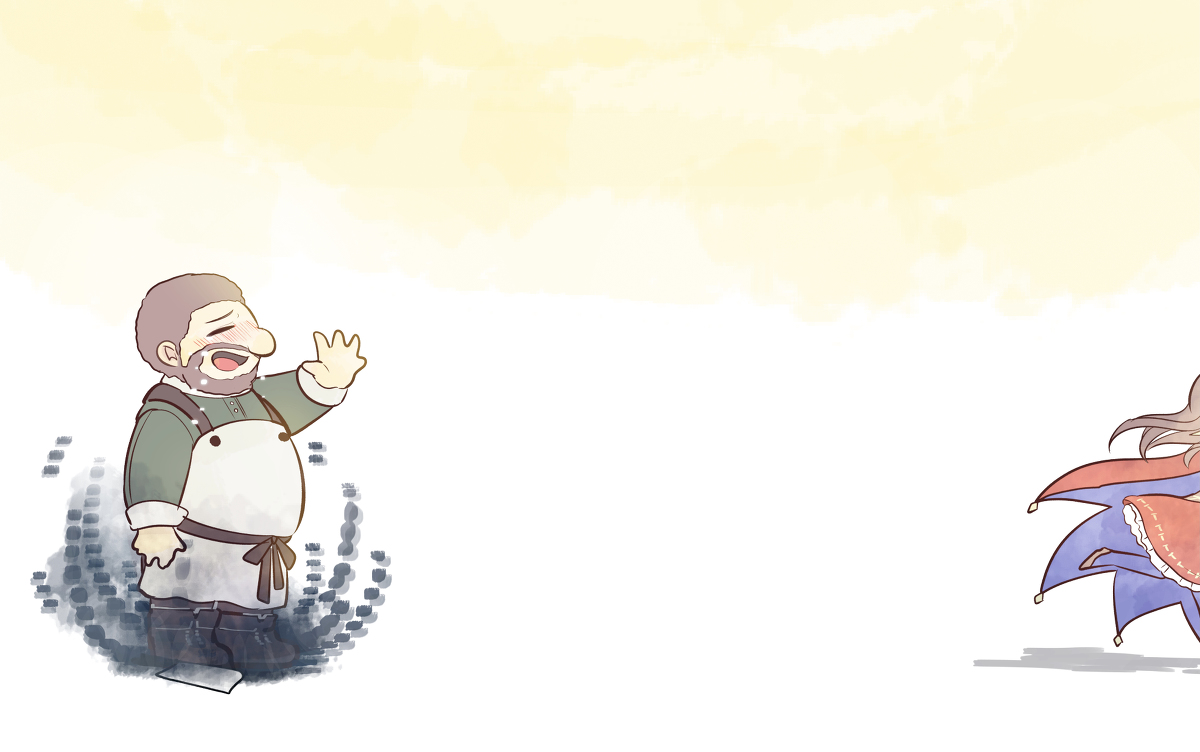 This is a pixiv picture whose title is 「さよなら、遠い世界の、オレのトモダチ。」.